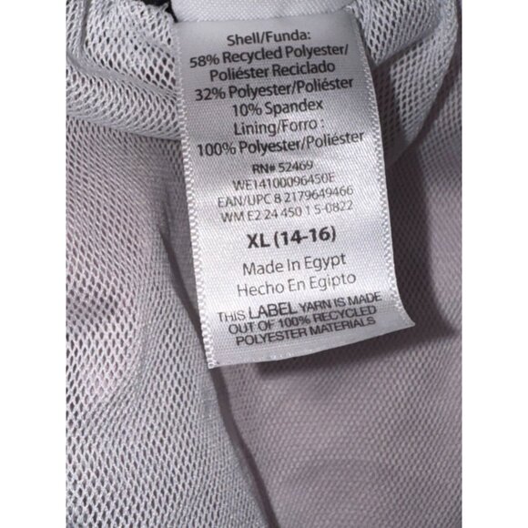 Boys Wonder Nation XL Swim Trunks With Tropical Gradient & Leaf Print Drawstring - Picture 3 of 7